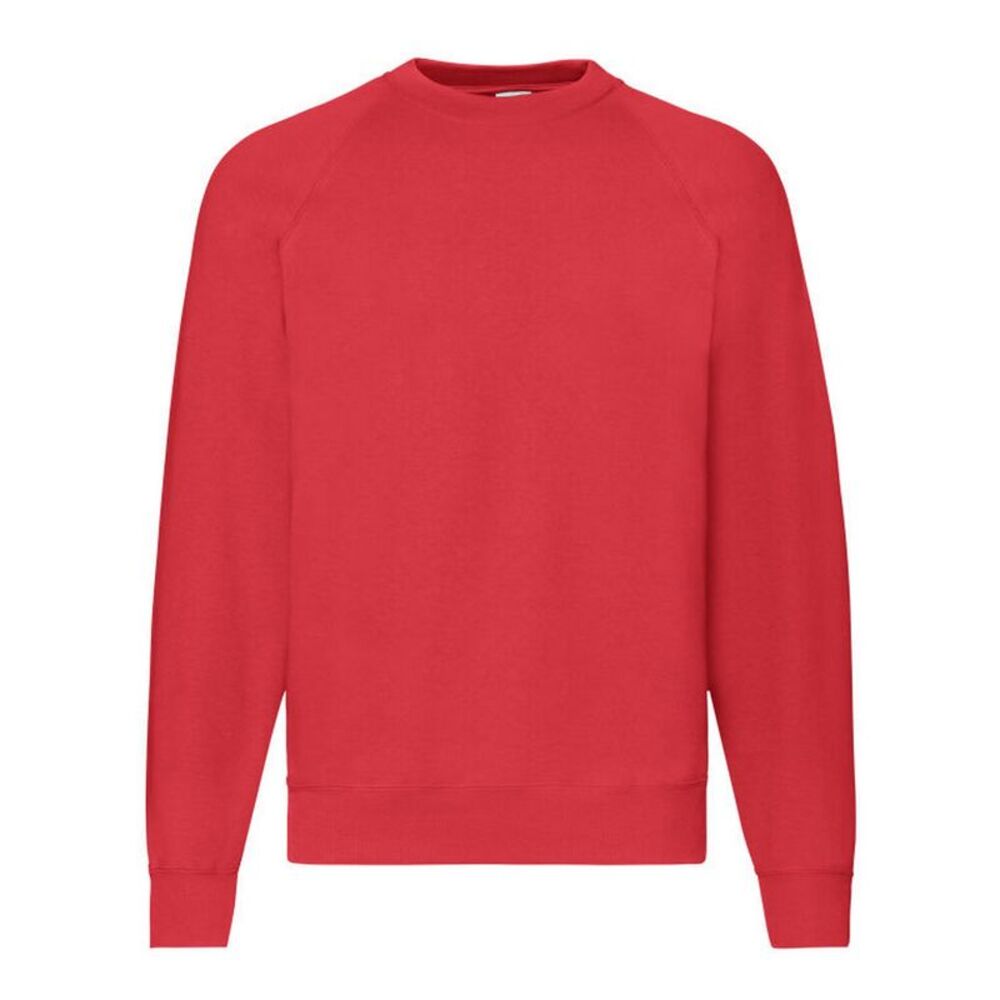 Fruit of the Loom Mens  Set-in Sweatshirt / Red
